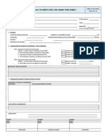 Protocolo de Inspección Con Liquido Penetrante