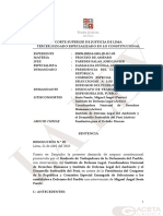 Juzgado Contraviene Sentencia Del TC y Exhorta Al Congreso A Implementar Elección Del Defensor Del Pueblo