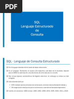 SQL Lenguaje Estructurado de Consulta