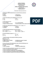 Math8 3rd Exam