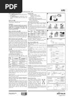 Installation and Operating Instructions - Hri 1: Endefres