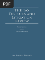 The Tax Disputes and Litigation Review: Law Business Research