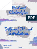 Fluids and Electrolytes