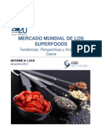 Mercado Mundial de Los Superfoods: Tendencias, Perspectivas y Análisis de Casos