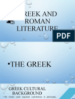 Greek and Roman Literature