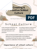 Creating A Positive School Culture