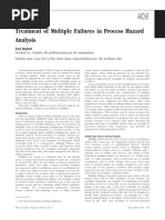 Baybutt, Paul - Treatment of Multiple Failures in Process Hazard Analysis