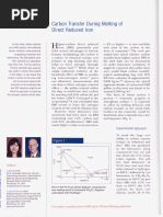 Carbon Transfer During Melting of Direct Reduced Iron: I Rbon Iron L L I - I Il L