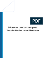 6 Tecnicas Preparatorias de Costura para Tecido Malha Com Elastano - Apostila - Sem Logo