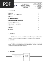 PR-SMAE-04 Procedimiento de Identificación y Trazabilidad Del Producto Rev 04