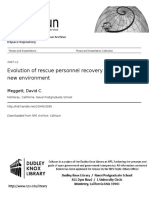 Evolution of Rescue Personnel Recovery For A New Environment