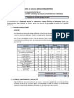 Memoria de Cáculo Instalaciones Sanitarias - Ee - SS