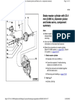 Brake Master Cylinder With 25.4 MM (0.999 In.) Diameter Piston and Brake Servo, Component