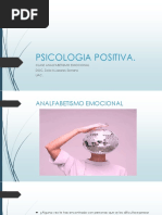 Psicologia Positiva.: Clase Analfabetismo Emocional DOC. Zoila A.Lazares Serrano Uac