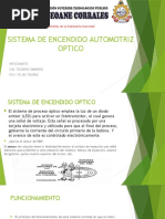 Sistema de Encendido Automotriz Optico: "Año Del Fortalecimiento de La Soberanía Nacional"