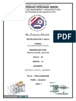 METRADOS DE CARGA (Analisis Estructural)