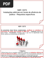 NBR 13570 Instalações Elétricas em Locais de Afluência de Público - Requisitos Específicos