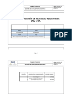 Proceso de Gestión de Inocuidad Alimentaria Saiv Ltda