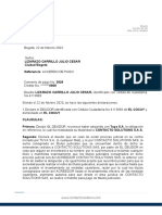 Acuerdo de Pago - Lizarazo Carrillo Julio Cesar