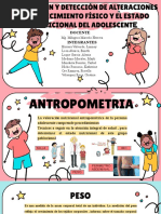 Evaluación y Detección de Alteraciones en El Crecimiento Físico y El Estado Nutricional Del Adolescente