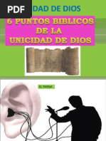 Unicidad de DIOS # 3