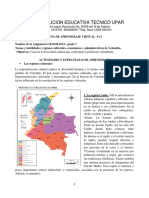 Guia # 12 - Regiones Culturales, Economicas y Admin - Geografia Grado 7