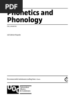 Contrastive Linguistics - Module1 - Phonetics and Phonology