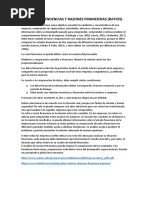 Analisis de Tendencias Y Razones Financieras (Ratios)