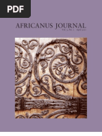 Africanus Journal Volume 3 No. 1