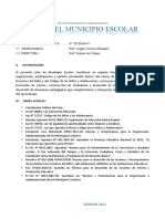 Plan Del Municipio Escolar: Ii. Justificación