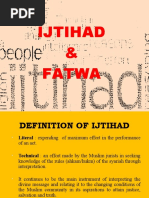 Ijtihad & Fatwa