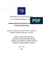 Fabricación de Baldosas A Base de Plástico Reciclado