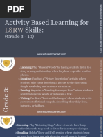 LSRW - Activity Based Learning