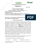 I. Lee Con Atención El Siguiente Texto y Contesta Lo Que Se Te Pide A Continuación. (Valor Tres Puntos) Daños Al Sistema Respiratorio