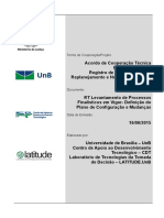 Acordo de Cooperação Técnica FUB - CDT e MJ - SE Registro de Identidade Civil Replanejamento