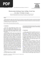 Electrocontact-Discharge Forge Welding of Steel Bars: M.A. Be Jar, W. Schnake, R. Urqueta