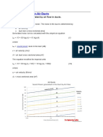 Noise Generated in Air Ducts