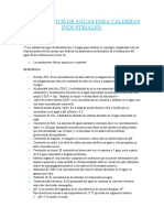 Tratamientos de Aguas para Calderas Industriales