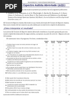 EspectroAutista - Info - Cociente de Espectro Autista Abreviado