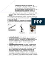 Análisis Del Surgimiento y Evolución Histórica: Se: Hans Lippershey