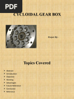 Cycloidal Gear Box: Project By