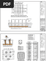 Low Level Water Tank Foundation Layout PLAN (Scale 1:25) (TANK SIZE 4.0x4.0x3.0m) - 1no