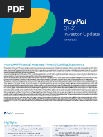 Q1-21 Investor Update: As of May 6, 2021