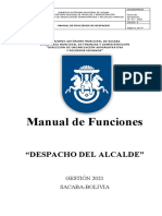 Manual de Funciones Item - Despacho 2021 A