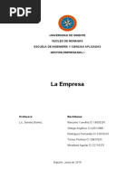 Gestion Empresarial I