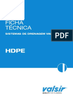 Ficha Técnica: Sistemas de Drenagem Valsir