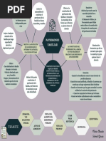 Gráfico Mapa Conceptual Esquema Círculos Ciencia Profesional Verde y Lila