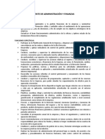 Propuesta Gerente de Administracion y Finanzas