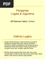 Pengantar Logika & Algoritma: Alfi Rahman Hakim, S.Kom