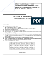 Ministério Da Educação - Mec: História E Geografia